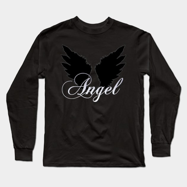 Angel Long Sleeve T-Shirt by Cipher_Obscure